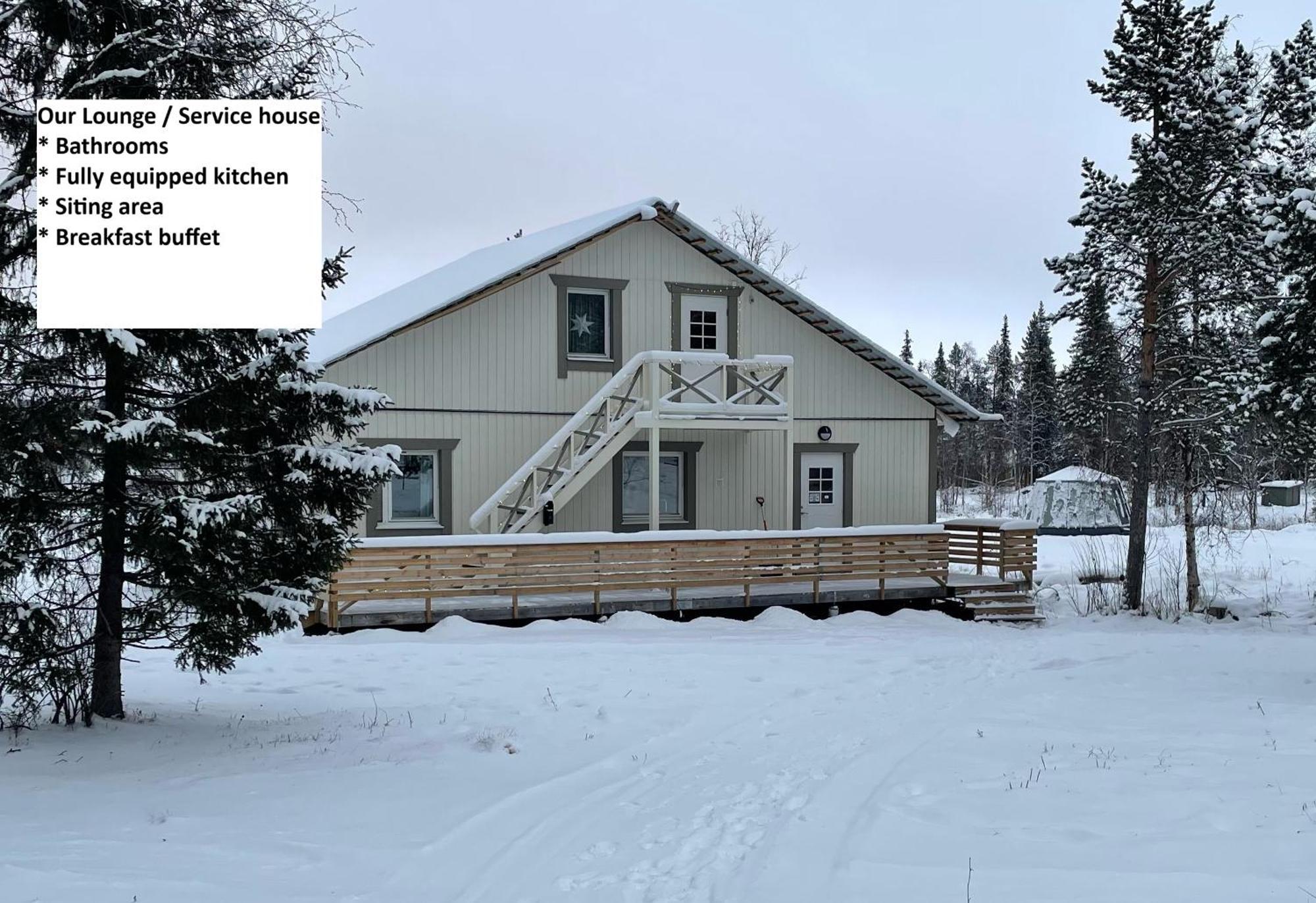 Aurora River Camp Glass Igloos & Cabins 키루나 외부 사진